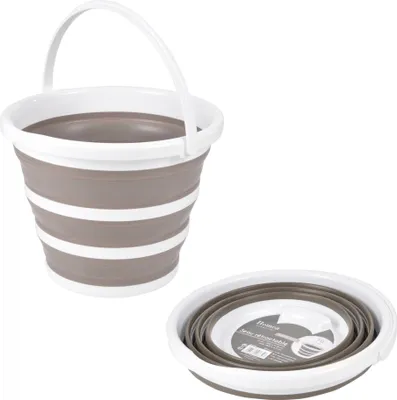 Immagine prodotto di Secchio pieghevole, 10 L, silicone, blu