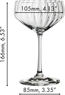 Produktbild von Spiegelau Coupetteglas Set LifeStyle 4-tlg., Cocktailgläser, Kristallglas, 310 ml, 4450178