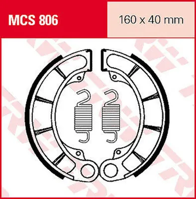 Zdjęcie produktu dla Szczęki hamulcowe kpl. TRW MCS806