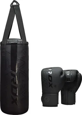 Obrázek produktu pro RDX Dětský boxovací pytel a rukavice F6 2FT KARA matné černé