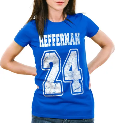 Produktbild von style3 Heffernan 24 Damen T-Shirt doug queens sitcom, Farbe:Blau, Größe:L