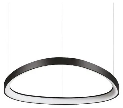 Produktbild von Ideal Lux 341569 GEMINI Pendelleuchte LED 47W 4950/2730lm 2700K schwarz EIN/AUS