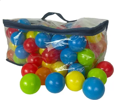 Image de 100 balles pour piscine à balles dans un sachet