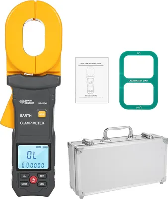 Produktbild von Erdungswiderstandsmessgerät - Erdungswiderstandsmesser - Digitales Zangenmessgerät - Stromzange - Amperemeter