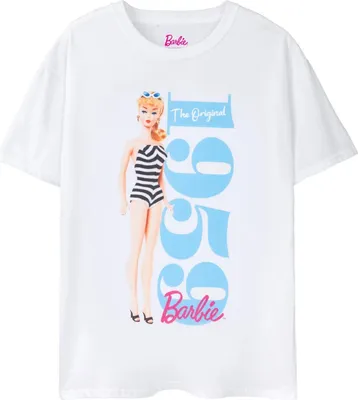 Produktbild von Barbie - "The Original" T-Shirt für Damen NS7870 (XL) (Weiß)