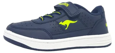 Image de KangaRoos K-CP Gate : chaussures de sport plates pour filles, couleur bleue, style décontracté