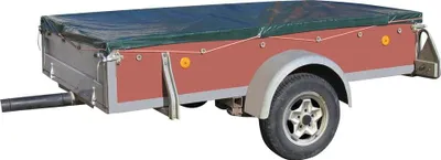 Produktbild von 4 Stück Gewebe-Abdeckplane PolyGuard 210 g/m² Kunststoffplane 2 x 3 m grün