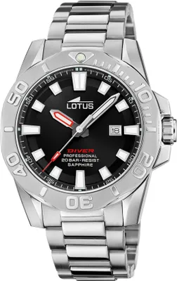 Produktbild von Lotus Armbanduhr Diver Black