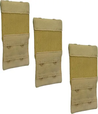 Produktbild von 3er Set BH Erweiterung Verlängerung 2 Haken Verschluss Vergrößerung Schwangerschaft Farbe beige