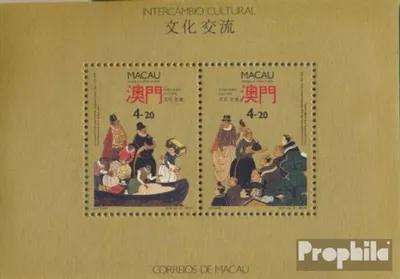 Produktbild von Briefmarken Macau 1991 Mi Block18 (kompl.Ausg.) postfrisch Kulturaustausch