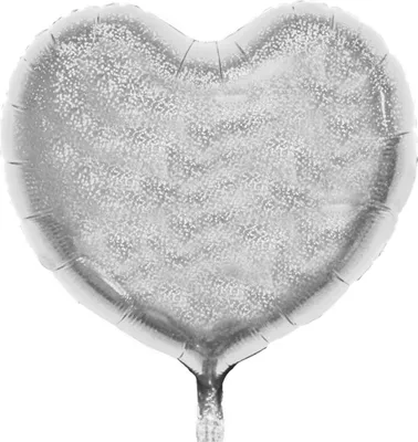 Immagine prodotto di Palloncino in foil cuore, argento (scintillante), ca. 45 cm