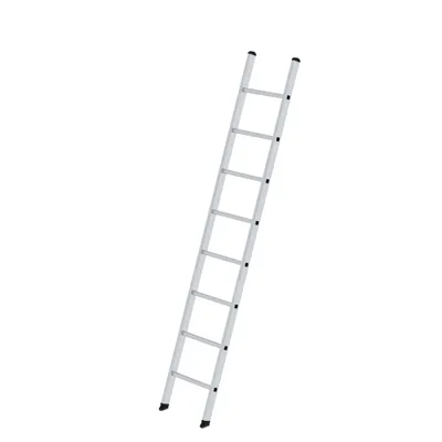 Produktbild von Günzburger Anlegeleiter Aluminium 8 Sprossen Leiterlänge 2490mm Arbeits-Höhe bis ca. 3600mm - 10008