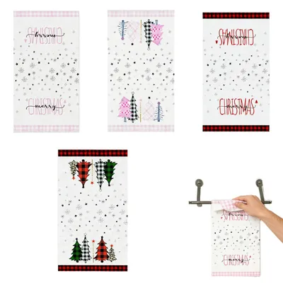 Küchentücher Set 4er-Pack 45x66 cm weich saugstark Weihnachten
