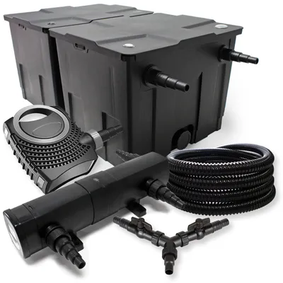 Obrázok produktu pre SunSun filtračná súprava 60000l rybník 18W rybník Clarifier NEO10000 80W čerpadlo 25m hadica