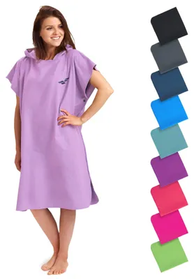 Imagen del producto de Solidchoice - Toalla de playa ultra ligera y de secado rápido, tipo poncho