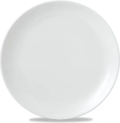 Produktbild von Churchill Super Vitrified Vellum Evolve Flach Coup Teller, 26 cm, 12 Stück, Weiß