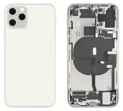 Produktbild von iPhone 11 Pro Gehäuse mit Backcover Silber