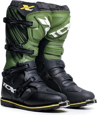 Obrázok produktu pre Motocyklové topánky TCX X-BLAST black/green/yellow 41