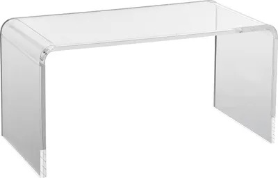 Zdjęcie produktu dla Stolik kawowy ława akrylowy przezroczysty do salonu gabinetu 42 cm