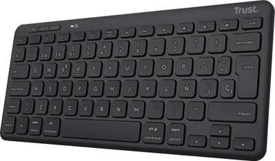 Produktbild von Drahtlose Tastatur Trust 25059 Schwarz Qwerty Spanisch