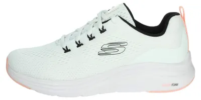 Produktbild von Skechers Damen Vapor Foam Fresh Trend Sneakers, White Mesh Black Coral Trim, 38