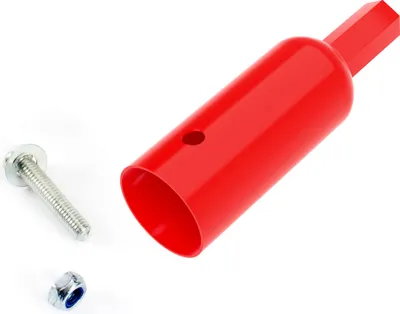 Image de XPOtool Adaptateur pour visseuse sans fil – 90 x 20 x 20 mm – en Acier – Bit Mandrin pour Lève Autoportée, Levage rapide Tracteur-tondeuse