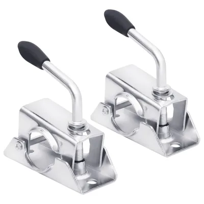 Zdjęcie produktu dla VIDAXL -Nasenradklemmen 2 Stcs 13,5 x 6,5 x 14 cm verzinkinkter Stahl