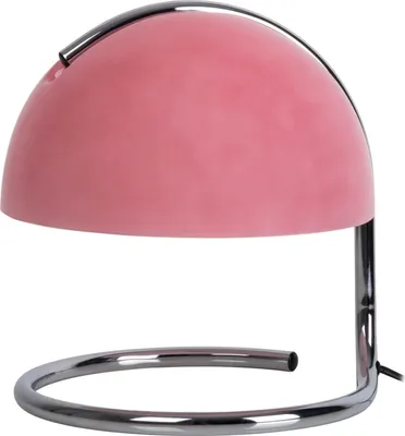 Produktbild von Näve Leuchten Tischleuchte BURANO mit E27 Tischleuchte BURANO mit E27 Tischleuchten - Tischleuchte "BURANO" gelb/ H: 25 cm, Tischlampe im Retro Style, aus Metall und Glas in gelb, 25 cm hoch, Ø 23,5 cm, E27-Fassung – Schnurschalter
