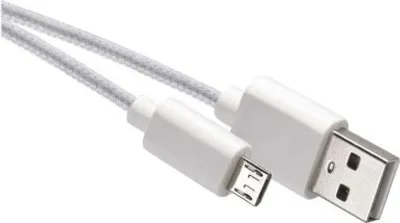 Produktbild von Emos Wiederaufladbar a Daten Kabel USB-A 2.0 / Mikro USB-B 2.0, 1 m, white