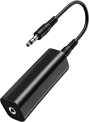 Imagen del producto de Aislador de bucle de tierra, filtro de ruido, con conector de 0,3 cm (mini-jack), para aplicaciones de audio