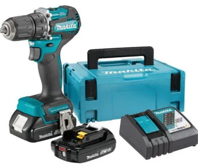 Produktbild von Makita DDF487RAJ, Schraubpistole, Pistolengriff, 1/2", Schnellwechselfutter, Schwarz, Grün, Bürstenlos