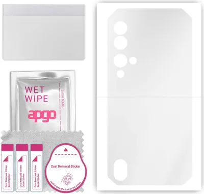 Produktbild von apgo Rückseite Schutzfolie, klar, kompatibel mit Blackview BV9900 Pro, Hinten Hydrogel-Displayschutzfolie mit Positionierhilfe, kratzfest, einfache Montage