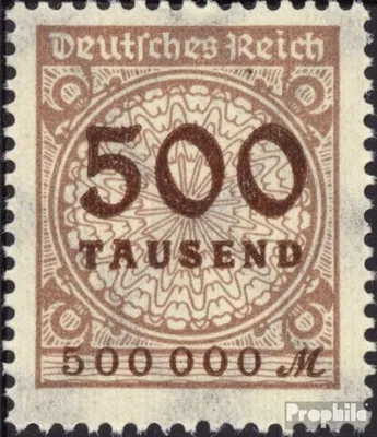 Produktbild von Briefmarken Deutsches Reich 1923 Mi 313 gestempelt Hochinflation