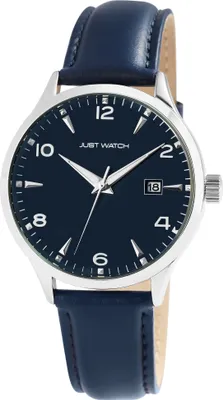 Produktbild von Just Watch Herrenuhr mit Echtlederarmband