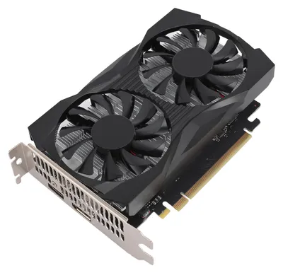 Image de Carte graphique GTX 1650 4 Go GDDR6 128 bits à double ventilateur, PCIe 2.0 x16, pour jeux vidéo, compatible Windows 10, 8, 8.1, 7 et Linux