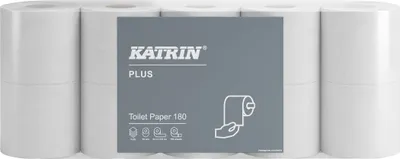 Immagine prodotto di KATRIN® 77755 Carta igienica - 4 veli, 10 rotoli da 180 fogli, bianco