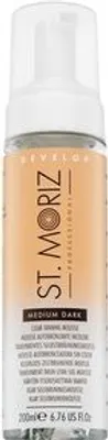 Produktbild von St.Moriz Advanced Pro Formula Tanning Mousse - Medium Dark abwaschbarer Body-Bronzer für eine einheitliche und aufgehellte Gesichtshaut 200 ml