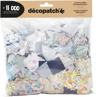 Image de XXL Décopatch « Squares », 11 000 pièces, 3 x 3 cm