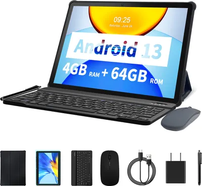 Tablette Android 15 – Écran 10 Pouces, 20 Go RAM, 128 Go ROM, WiFi 6 – Double Caméra 8MP+5MP – 5000 MAh