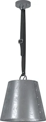 Produktbild von EGLO Pendelleuchte Chertsey, Hängelampe Vintage, Industrial, Retro, Hängeleuchte aus Stahl und Leder, Lampe, Esstischlampe, Wohnzimmerlampe, E27