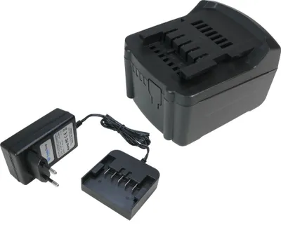 Produktbild von Trade-Shop 2in1 Set: Li-Ion Akku 14,4V / 3000mAh + Ladegerät Netzteil für Metabo BS 14.4 LT Compact 6.02137.55, BS 14.4 LT Impuls 6.02137.50
