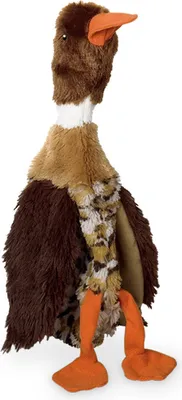 Produktbild von Nobby Plüsch Ente flach brauner Kopf 34 cm