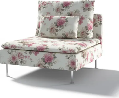 Produktbild von Dekoria Bezug für Söderhamn Sitzelement 1, beige- rosa, Bezug für Sitzelement 1