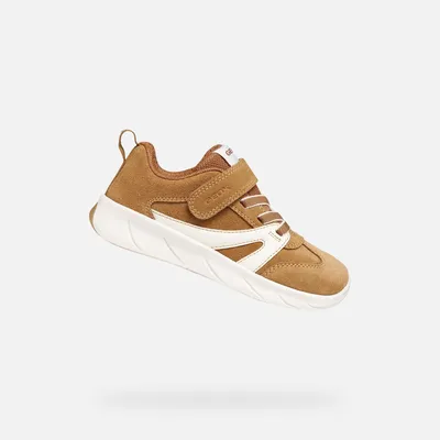Produktbild von Geox braune Barfuß-Sneaker für Jungen, Modell Foot-run 24