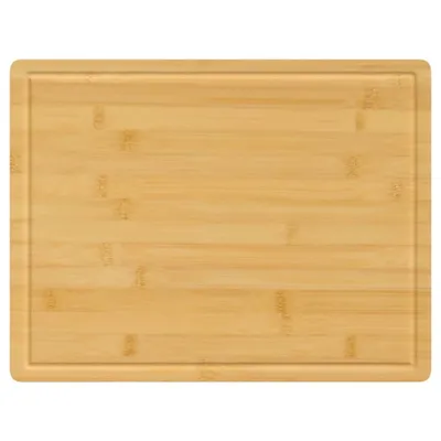 Image de vidaXL Planche à découper 40x30x1,5 cm bambou