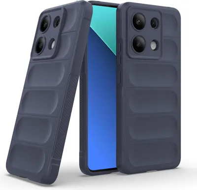Produktbild von Handy Hülle für Xiaomi Redmi Note 13 Grip Case Cover Schutzhülle Softgrip Farbe: Dunkelblau