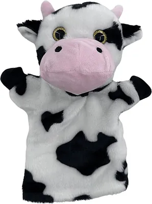 Immagine prodotto di Burattino a forma di mucca, in peluche