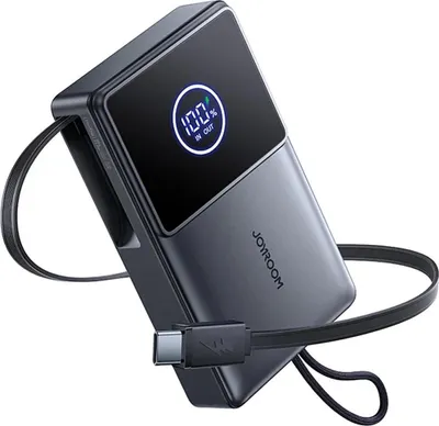 Image de Batterie externe Joyroom 22,5 W, 10 000 mAh, charge rapide avec câble rétractable intégré
