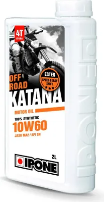 Immagine prodotto di Katana Off Road 10W60 Olio Motore 100% Sintetico 2L (Estere, Ma2) (Akc) (8)