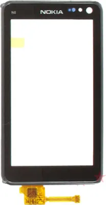 Produktbild von Nokia N8 N8-00 Display Glas + Touchscreen grau